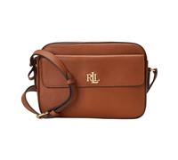 Ralph Lauren - Borsa a Tracolla in Pelle con Logo Dorato - -Bags -Donna -Marrone -ONE SIZE