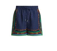 Ralph Lauren - Belting-Print & Polka-Dot Drawcord Shorts - - Shorts - Donna - Blu - S