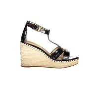 Ralph Lauren Black Leather Women Sandal - EU40/US10