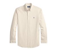 Ralph Lauren, ,Shirts ,Uomo ,Beige ,L Camicia a Righe in Popeline Stretch Custom Fit