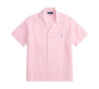 Ralph Lauren - Camicia a Righe in Seersucker Misto Lino Classic Fit - -Shirts -Uomo -Rosa -L