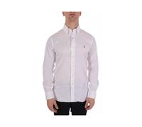 Ralph Lauren, ,Shirts ,Uomo ,Bianco ,S Camicia Oxford Button-Down Custom Fit