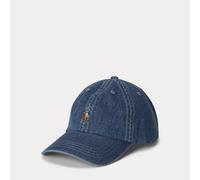 Ralph Lauren Cappellino in denim di cotone indaco 2-4A Blue