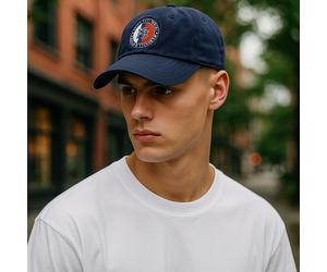 RALPH LAUREN Cappello Uomini 59 CM Blu Scuro FRA P.R.F.C. Logo Baseball