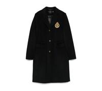 Ralph Lauren - Cappotto Crested Foderato in Lana - - Coats - Donna - Nero - S