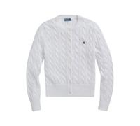 Ralph Lauren - Cardigan in Cotone Intrecciato - - Knitwear - Donna - Bianco - M
