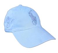 Ralph Lauren Classic Sport Cap Baseball Big Pony Blu Azzurro Taglia unica