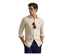Ralph Lauren - Custom Fit Linen Shirt - - Shirts - Uomo - Beige - 2XL