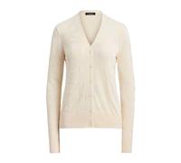 Ralph Lauren - Denzel Long Sleeve Cardigan - - Knitwear - Donna - Beige - S