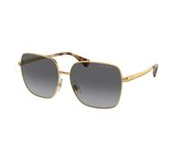 Ralph Lauren Donna RA4142 9004T5 Occhiali da sole Metallo Oro Grigio Squadrata Polarizzata Sfumato