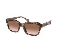 Ralph Lauren Donna RA5312U 605813 Occhiali da sole Acetato Rosa Marrone Squadrata Normale Sfumato