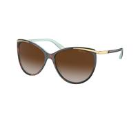 Ralph Lauren Donna Ralph Lauren RA5150 RA 5150 601/3B Occhiali da sole Acetato Marrone Marrone Cat Eye Normale Sfumato