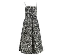 Ralph Lauren, ,Dresses ,Donna ,Nero ,M Abito Midi a Sottoveste con Stampa Floreale