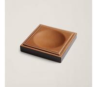 Ralph Lauren Home Svuotatasche Brennan in pelle e teak TAGLIA UNICA Brown