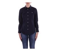 Lauren Ralph Lauren Camicia da donna Jamelko cotone stretch anti-grinze maniche lunghe Blu M