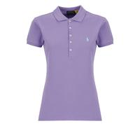 Ralph Lauren - Julie Slim Short Sleeve Polo - -Tops -Donna -Viola -S