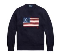 Polo Ralph Lauren - Ls Cn Flag-Long Sleeve-Pullover Blu - Abbigliamento S Blu