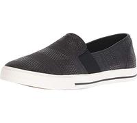 Ralph Lauren Lauren By Womens Jinny Slip-On Sneakers Fabric Low, Black, Size 6.5