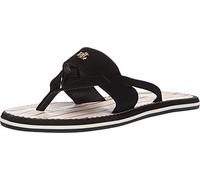 Ralph Lauren Lauren By Womens Rosalind Open Toe Beach, Black, Size 7.0