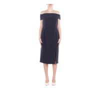 Ralph Lauren, ,Dresses ,Donna ,Blu ,L Abito Midi con Spalle Scoperte