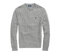 Ralph Lauren - Maglione di cotone a trecce - - Knitwear - Uomo - Grigio - L