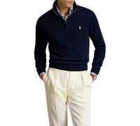 Ralph Lauren - Maglione Girocollo con Zip - - Knitwear - Uomo - Blu - M