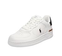 Ralph Lauren Master Court - Sneakers Alte In Pelle Bianco - Taglia 45 [12 US 30.