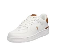 Ralph Lauren Master Court - Sneakers Basse In Pelle Bianco - Taglia 45 [12 US 30