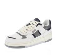 Ralph Lauren Master Sport - Sneakers In Pelle Bianco - Uomo Scarpe Sneakers