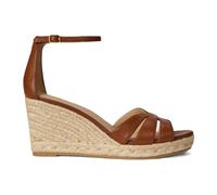 Lauren Ralph Lauren - Nellie-Espadrilles-Wedge Marrone - Scarpe di corda 40 Marrone