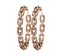 Ralph Lauren Orecchini a cerchio in oro rosa TAGLIA UNICA Rose 4n