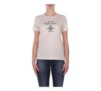 Ralph Lauren - Pima Micro Modal-Knit T-Shirt - - Tops - Donna - Beige - L