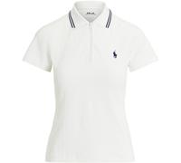 RALPH LAUREN Polo in maglia 1/2 zip, bianco