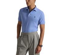 RALPH LAUREN Polo in maglia elastica, blu