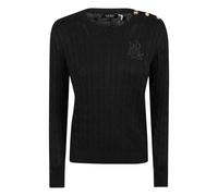 Ralph Lauren - Pullover a trecce - - Knitwear - Donna - Nero - XS