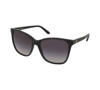 Ralph Lauren Donna RL8201 50018G Occhiali da sole Acetato Nero Grigio Pillow Normale Sfumato