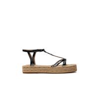Ralph Lauren, ,Shoes ,Donna ,Nero ,39 EU Sandali Espadrillas Payton