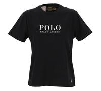 Polo Ralph Lauren - T-shirt da casa nera con logo con scritta sul petto-Nero L