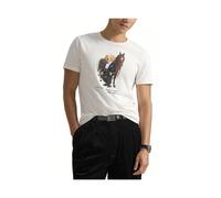 Ralph Lauren - T-shirt con grafica orso - - Tops - Uomo - Bianco - L