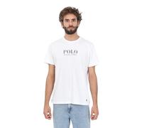 T-shirt Ralph Lauren Logo Cotton Sleep manica corta bianco nero - XL