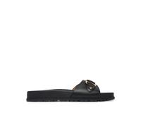 Ralph Lauren - Tasha Slide in Pelle - - Shoes - Donna - Nero - 38 EU