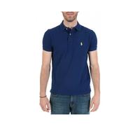 Ralph Lauren, ,Tops ,Uomo ,Blu ,S Custom Slim Fit Polo