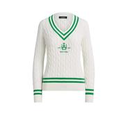 Ralph Lauren - Vesta Knit - - Knitwear - Donna - Bianco - M