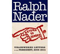 Ralph Nader Return to Sender (Copertina rigida)