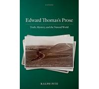 Ralph Pite Edward Thomas's Prose (Copertina rigida)