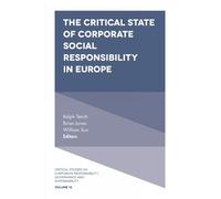 Ralph Tench The Critical State of Corporate Social Responsibi (Copertina rigida)