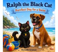 Ralph the Black Cat - Purrfect day for a swim