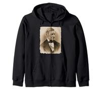 Ralph Waldo Emerson, Famous American Abolitionist And Poet Felpa con Cappuccio