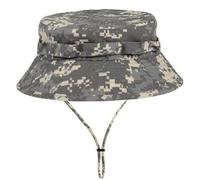 RALSPEC ACU Cappello da pescatore mimetico urbano digitale mimetico bush giungla tesa corta esercito britannico cappello da sole cadetto MTP Airsoft Boonie, Grigio, S/L