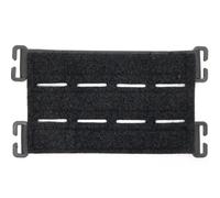 RALSPEC Pannello identificativo con Sistema Molle Tagliato al Laser, per Patch tattiche Morale, Badge, Zaini, Gilet, Borse, Chiusura a Ponte, Pannello Patch (Nero)